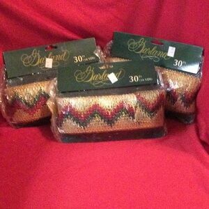 Set of 3 , 30 Ft. (10 yds) each Garland
